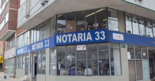 NOTARIA 33  CARRERA 7 NOTARIA 33  CARRERA 7